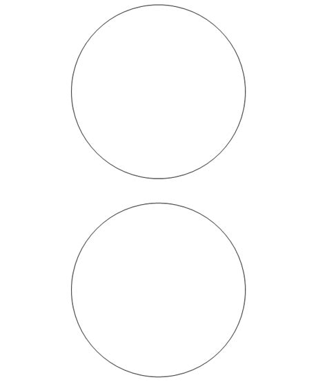 diameter circle template