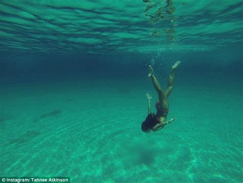 Tahnee Atkinson Plays Deep Sea Diver As She Plunges Through The Ocean