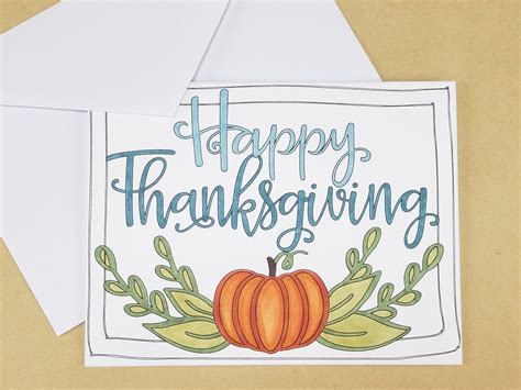 printable customizable thanksgiving cards templates