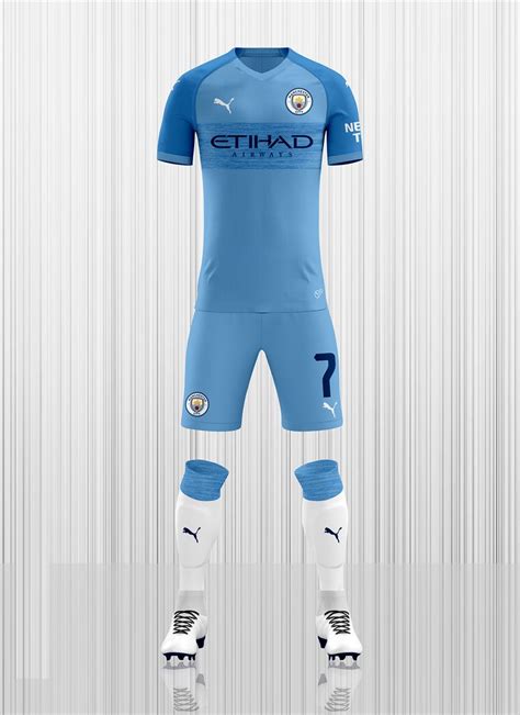 Manchester City 2019 2020 Puma Kits Concept Camisetas De Futebol
