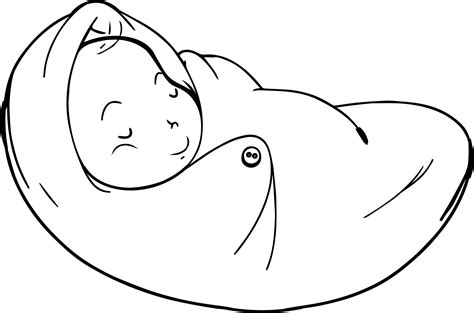 sleeping baby boy coloring page wecoloringpagecom coloring pages