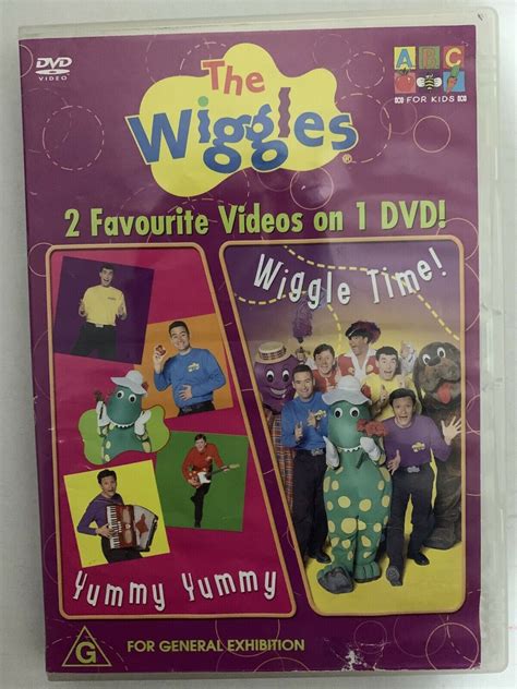 The Wiggles Wiggle Time Yummy Yummy Dvd 2002 Region 4 Retro Unit