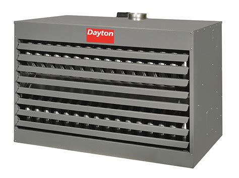 dayton gas unit heater ng blower btuh input   cfm gas