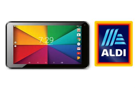 aldi selling  android   tablet  wednesday st november