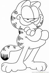 Garfield Odie Coloring Pages Getcolorings Color Printable sketch template