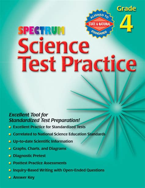 read science test practice grade    spectrum books