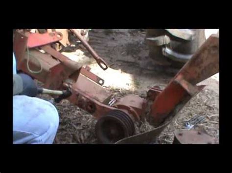 kuhn gmd  mower rebuild part  disassembly youtube