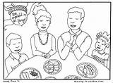 Keluarga Mewarna Thanking Thankful Koleksi Praying Turkey Bahagia Ministry Gave sketch template