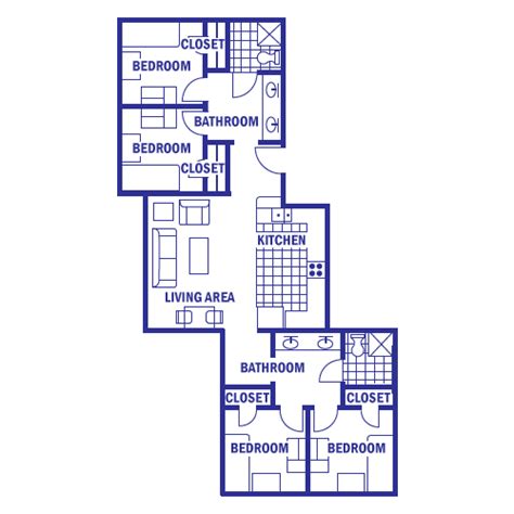 Dorm Room Layouts For 1 Person