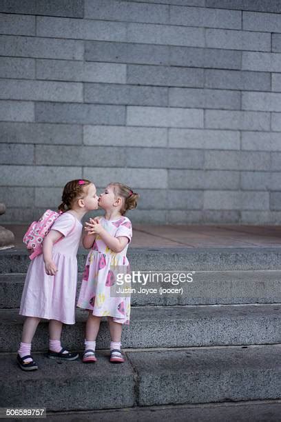 Sisters Kissing Only Girls Bildbanksfoton Och Bilder Getty Images