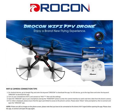 drocon xw led drone  wifi fpv camera medium upgraded training ts