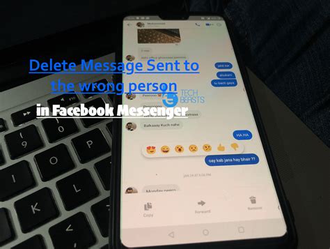delete message    wrong person  facebook messenger techbeasts