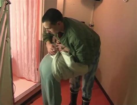 skinhead spanking a boi slave kept between his legs gay porn at thisvid tube