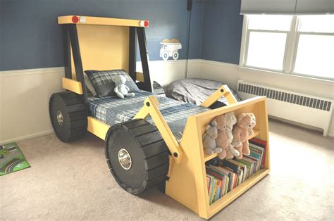 construction truck bed plans twin size front loader model sprucd