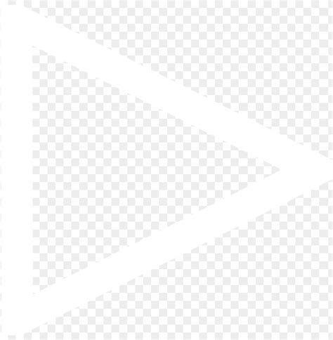 hd png white triangle png white triangle outline transparent background png