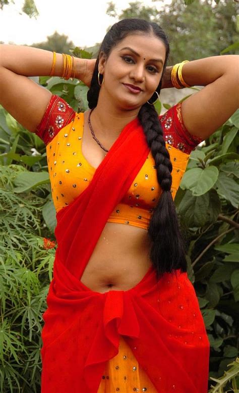 Latest Movies Galleri Apoorva Aunty Hot Half Sari Removing Stills