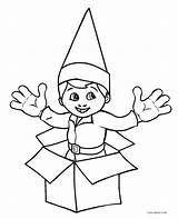 Elf Coloring Pages Printable Kids Cool2bkids sketch template