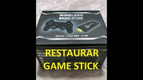 restaurar backup game stick wireless game stick youtube