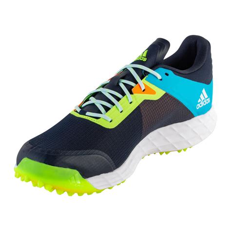 zapatillas hockey hierba adidas lux  adulto azul decathlon