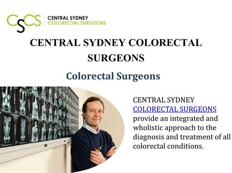 ppt central sydney colorectal surgeons powerpoint