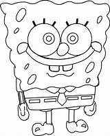 Spongebob Sponge sketch template