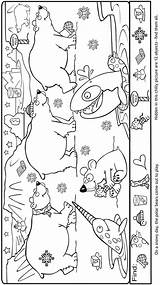 Hidden Find Coloring Pages Para Objects Kindergarten Puzzles Activities Escondidos Objetos Colorear Adult Kids Dover Publications Highlights Niños Welcome Figuras sketch template