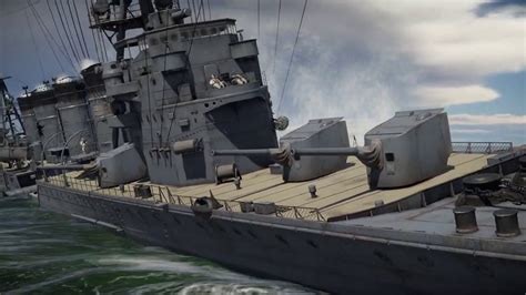 Light Cruiser Ijn Sendai Closer Look Cinematic War War Thunder Naval