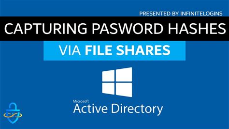 attacking active directory capturing hashes  file shares lnk