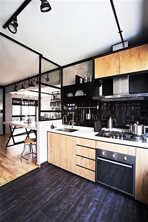 popular industrial kitchen design  decor ideas industrial kitchen design interior