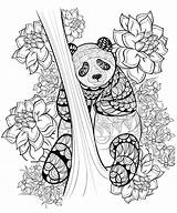 Panda Mandalas Coloring Disegni Adulti Kolorowanki Zentangle Adultos Druku Justcolor Doroslych Dzieci Facili Malvorlagen Ausdrucken Mamy Kwiaty Ruva Combo Tartarughe sketch template