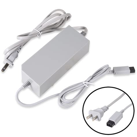 nintendo wii replacement wall ac power adapter supply cord cable  seller ebay