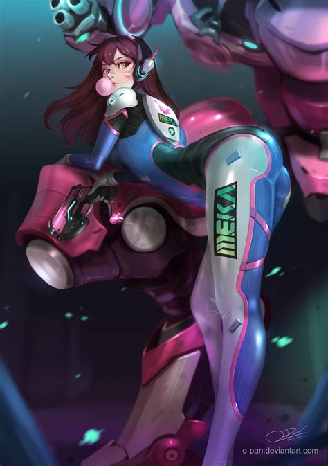 rule 34 ass bent over bodysuit brown hair bubble gum d va dat ass female fully clothed over