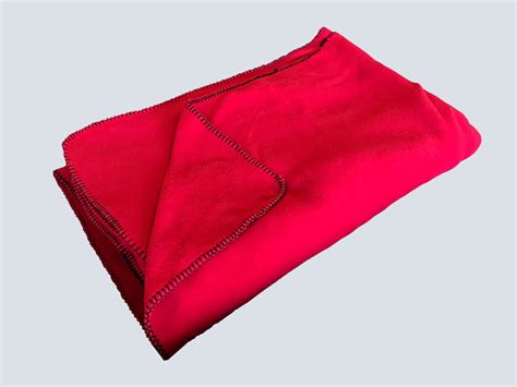 emt blanket red fleece   medical integration