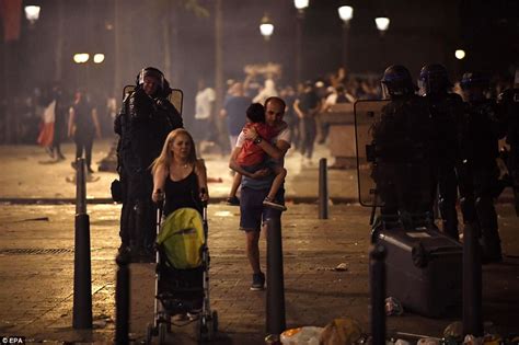France World Cup Celebrations End After Looting And Riots