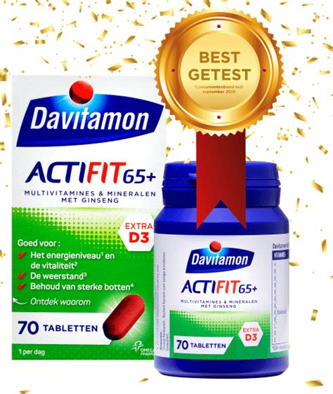 davitamon actifit  tabletten goed voor de vitaliteit en weerstand