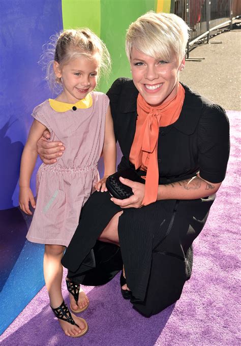 pink talks getting really fat and happy e online