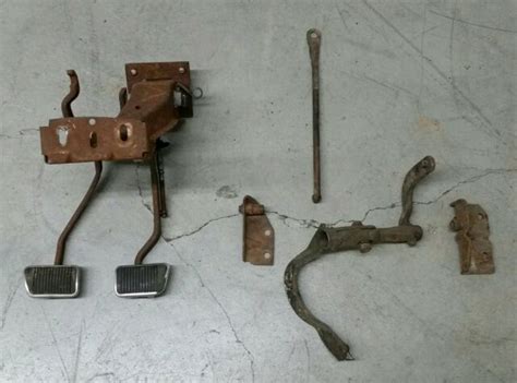 ford fairlane comet clutch brake pedal assembly  zbar linkage ebay