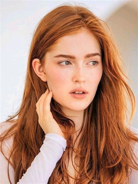Jia Lissa Hair Muse Red Hair Model Beauty Girl