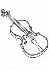 Geige Violin Violine Ausmalbild Coloringpages Violins sketch template