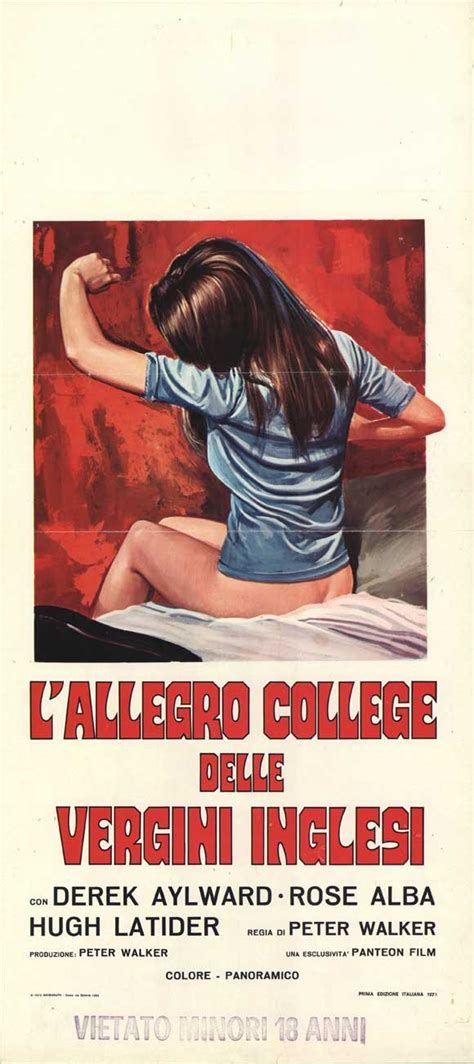 School For Sex Poster Movie Italian 13 X 28 In 34cm X 72cm Derek