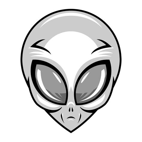 Alien Head Vector Illustration 550914 Vector Art At Vecteezy