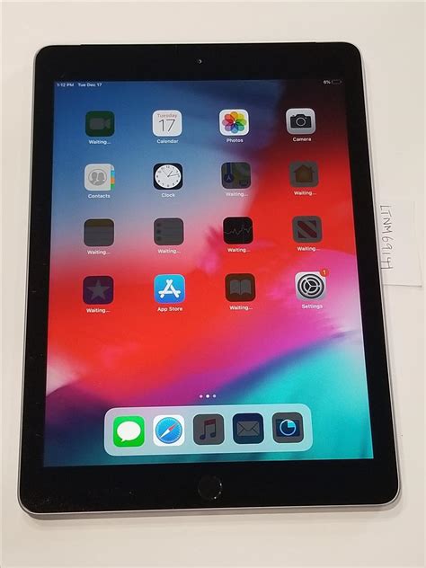 apple ipad  gen unlocked gray gb  ltnm swappa