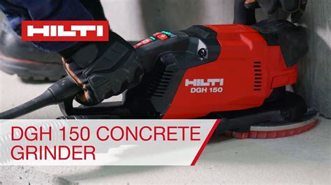 hilti dgh  concrete grinder  heavy duty grinding paint  coating removal youtube
