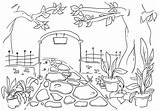 Garden Drawing Gate Line Magical Vector Clipart Drawings Sketch Illustration Paintingvalley Nature Edit Beautiful Pencil sketch template