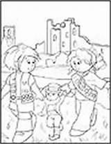Irish Coloring Girl Crafts Guide Paper Thinking Ireland Pats St Girls Makingfriends Spring sketch template