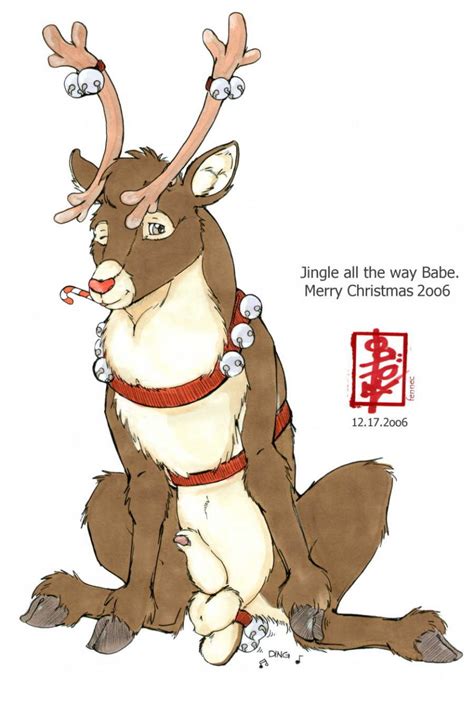 rule 34 christmas male only reindeer rudolph tagme 531154
