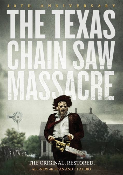behold the artwork for the 40th anniversary editon of texas chainsaw