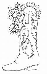 Cowboy Stamps Digi Primavera Embroidery Coloriage Bottes Botte Wickedbabesblog Colorier 1788 2796 Cowboys sketch template