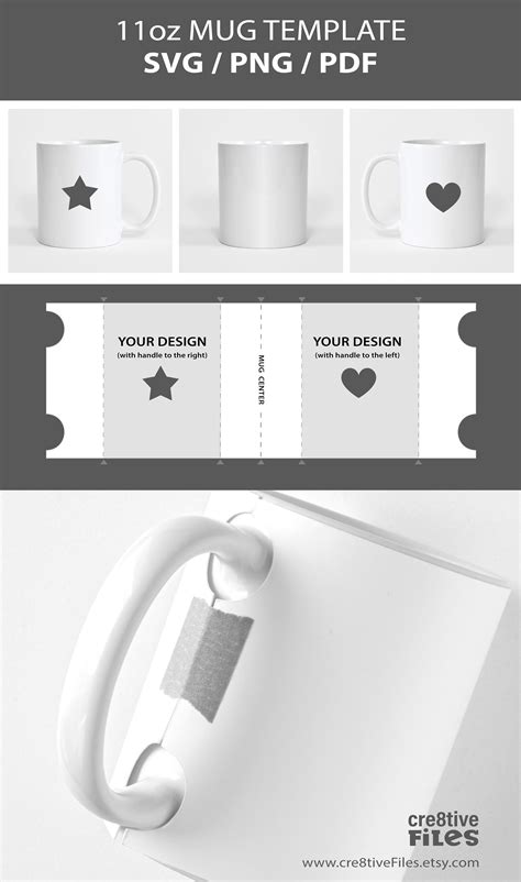 oz mug template  printable templates