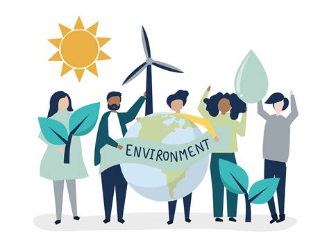 people  environmental sustainability concept   vectors clipart graphics